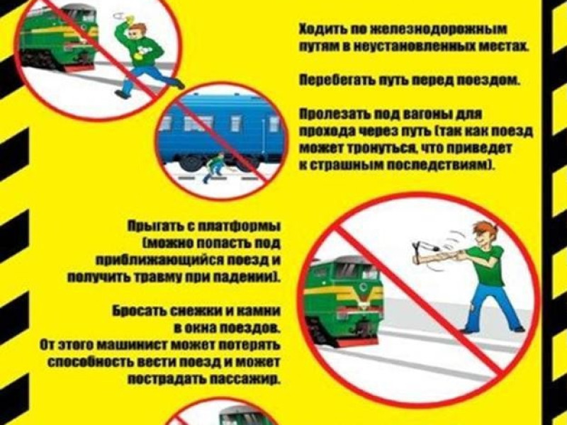 Безопасность на дорогах и вблизи железнодорожного транспорта.